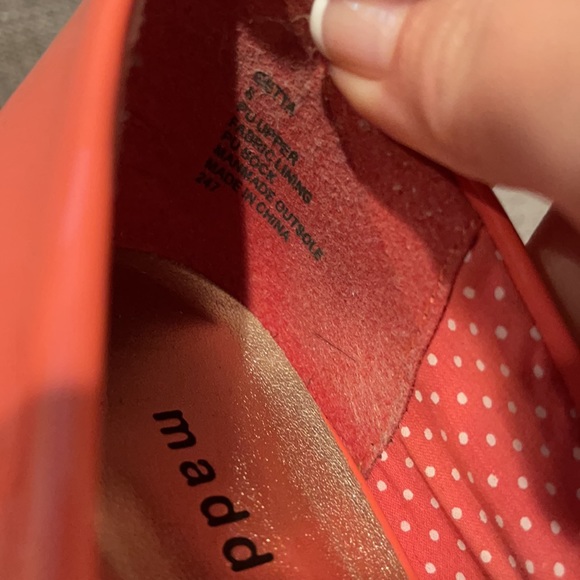 Madden girl coral closed toed heels - Picture 6 of 6